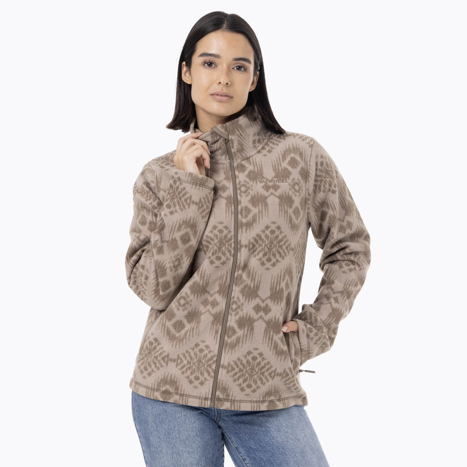 MERRELL POLAR MUJER ALPA MICROFLEECE CAFE  MERRELL
