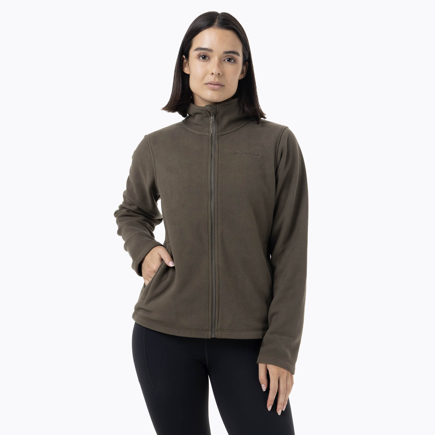 MERRELL POLAR MUJER ALPA MICROFLEECE VERDE MERRELL