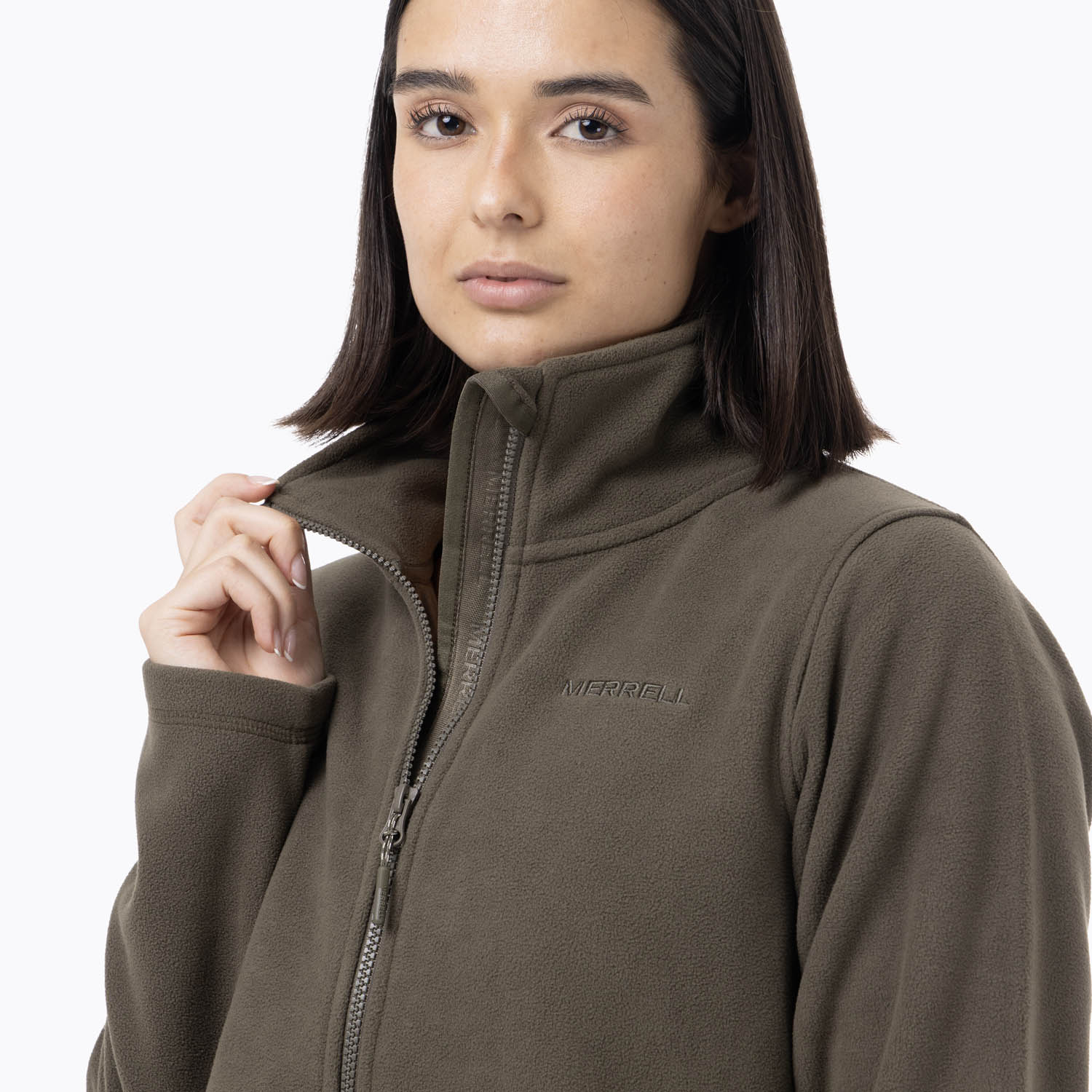 POLAR MUJER ALPA MICROFLEECE VERDE MERRELL - 6