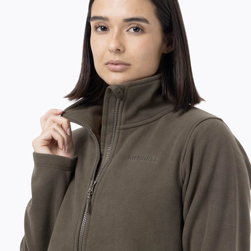 POLAR MUJER ALPA MICROFLEECE VERDE MERRELL - 6