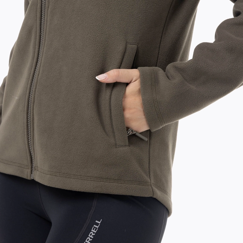 POLAR MUJER ALPA MICROFLEECE VERDE MERRELL - 7