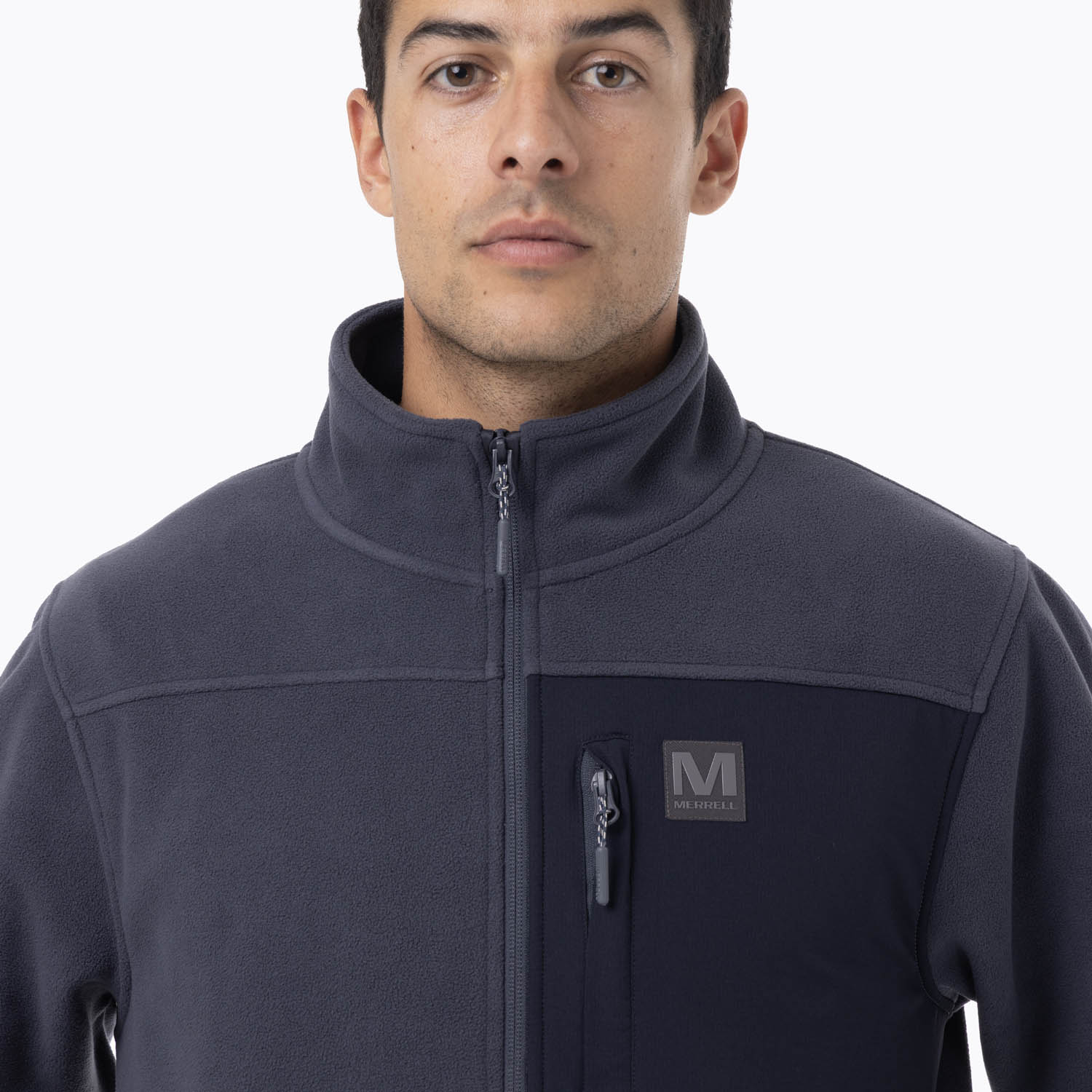 POLAR HOMBRE DECHES SNAP MICROFLEECE  AZUL MERRELL - 5
