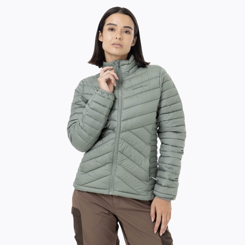 PARKA MUJER FULL ZIPPER VERDE MERRELL - 2