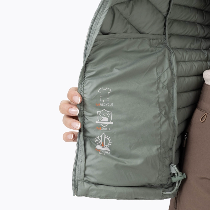 PARKA MUJER FULL ZIPPER VERDE MERRELL - 7