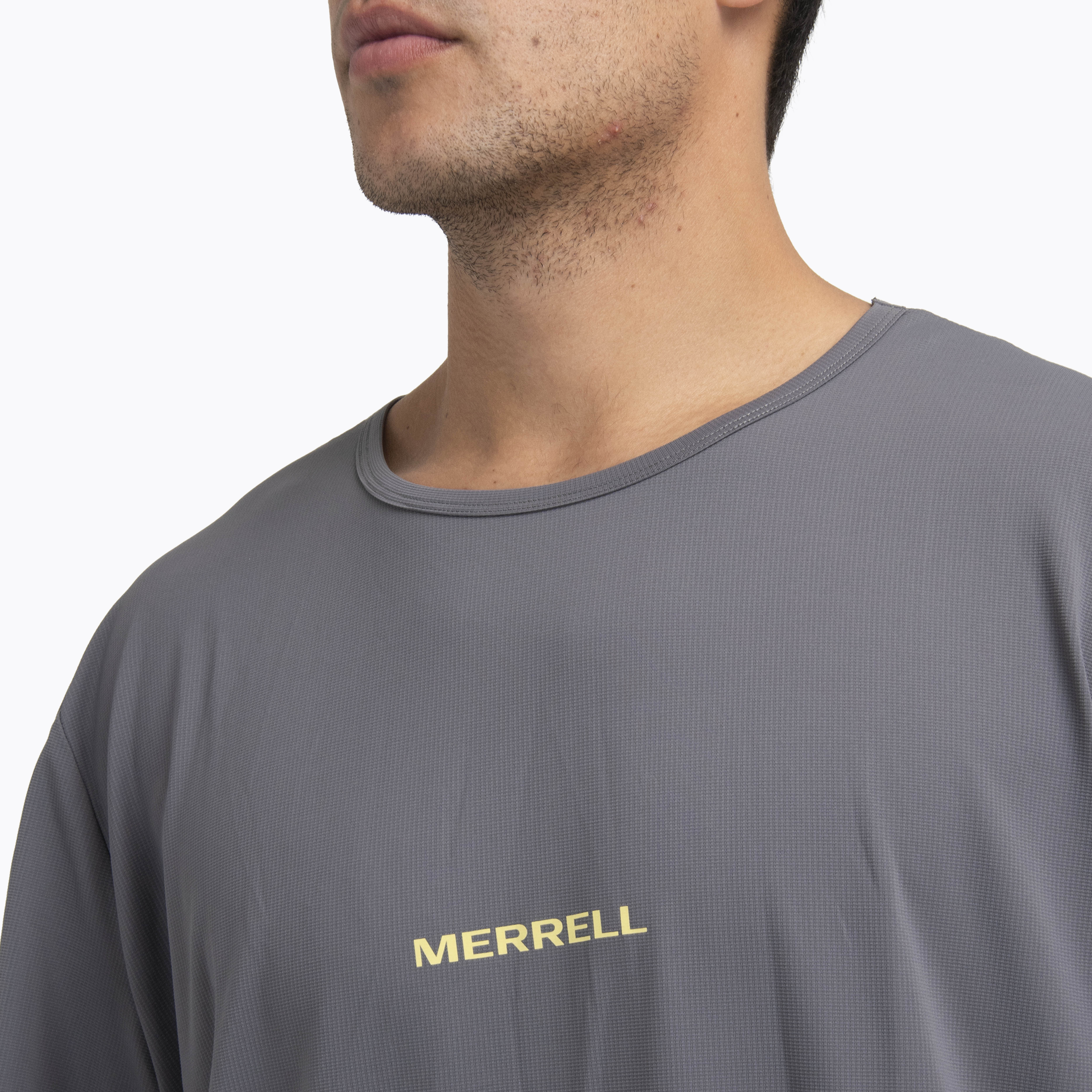 POLERA MC HOMBRE LIGHT WEIGHT TRAIL GRIS OSCURO MERRELL - 5