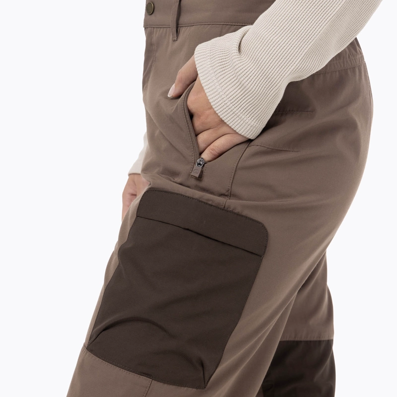 PANTALON MUJER TECHN WITH PRE-SHAPED KNEES CAFE  MERRELL - 5