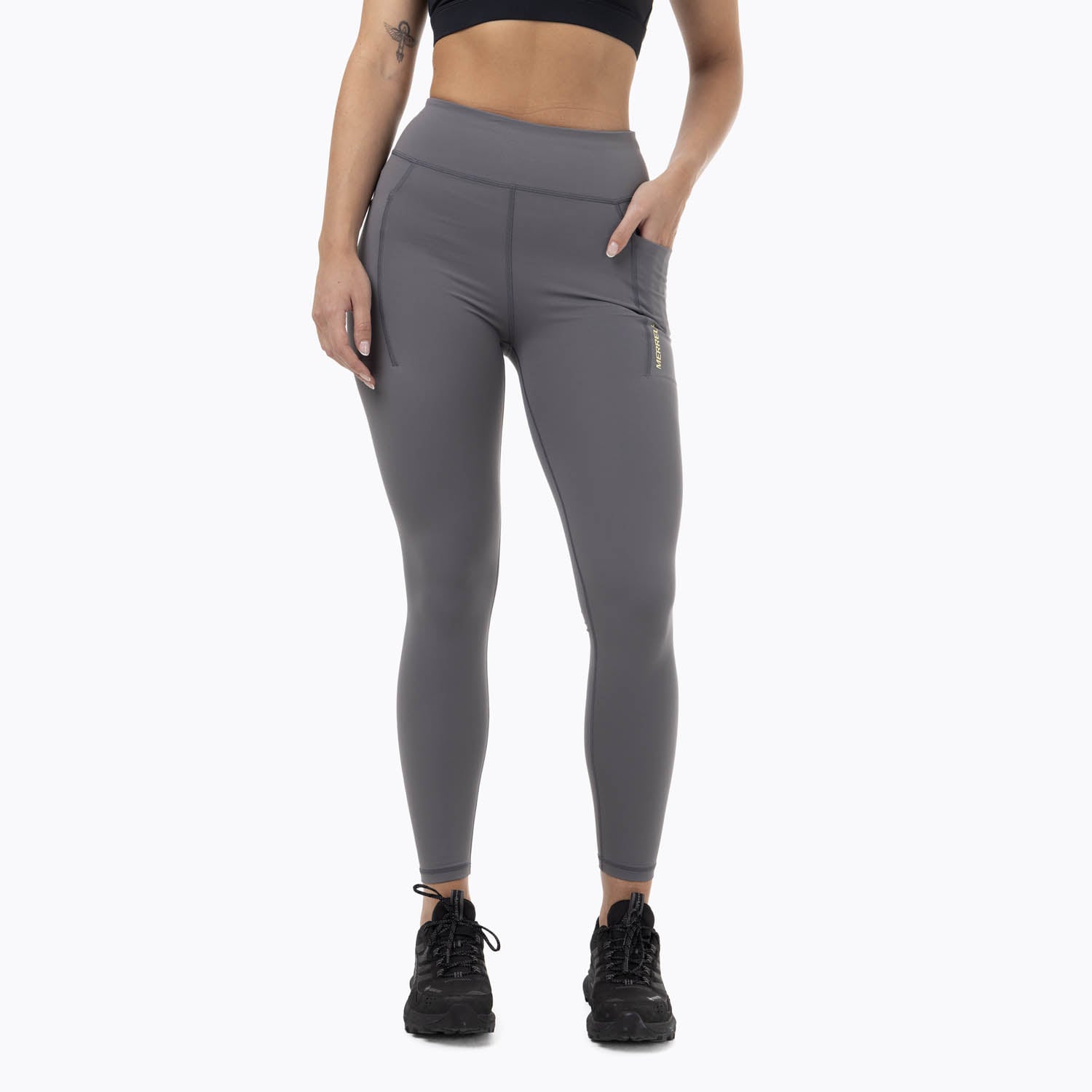 MERRELL CALZA MUJER ANKLE FIT LEGGING GRIS MERRELL
