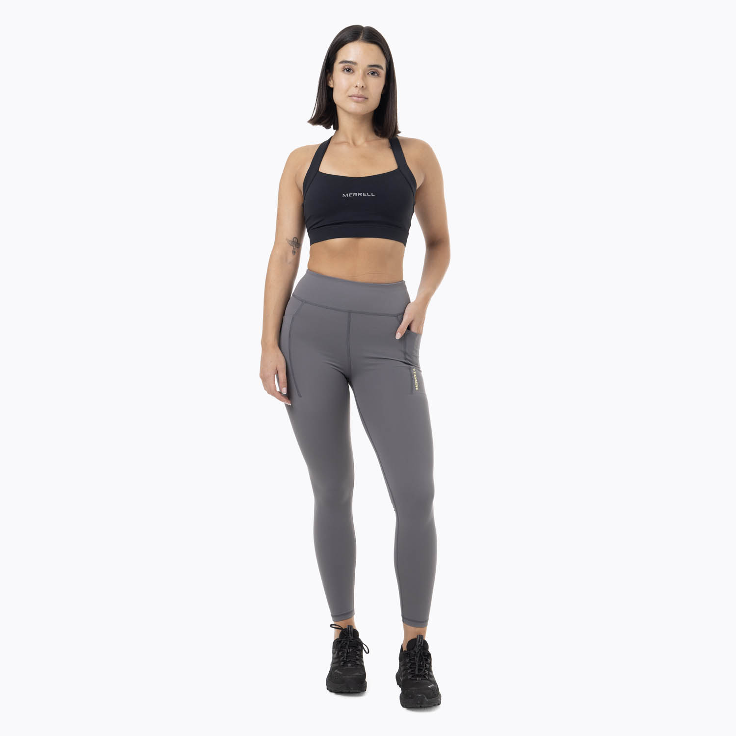 CALZA MUJER ANKLE FIT LEGGING GRIS MERRELL - 7