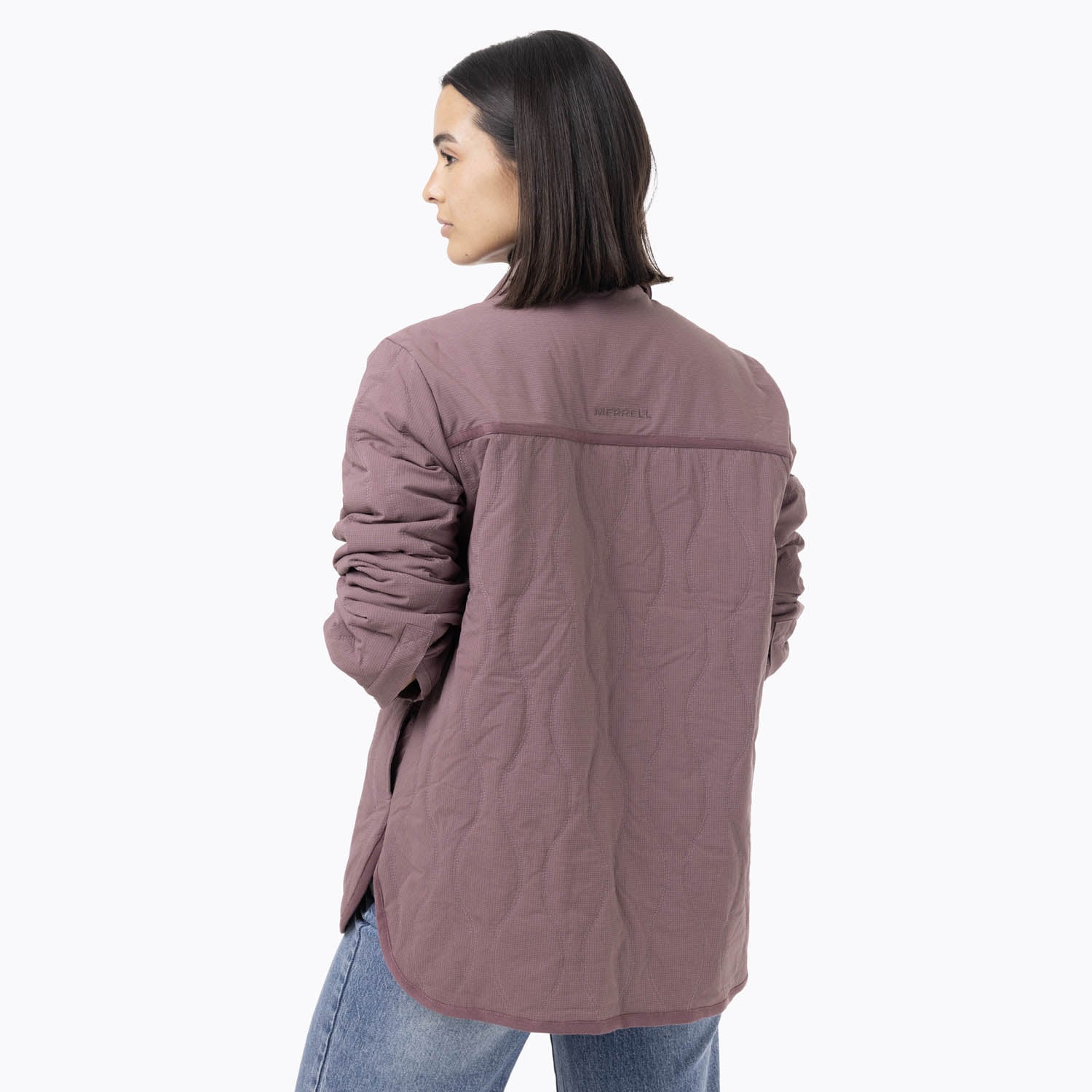 CHAQUETA MUJER FULL ZIPPER MORADO MERRELL - 5