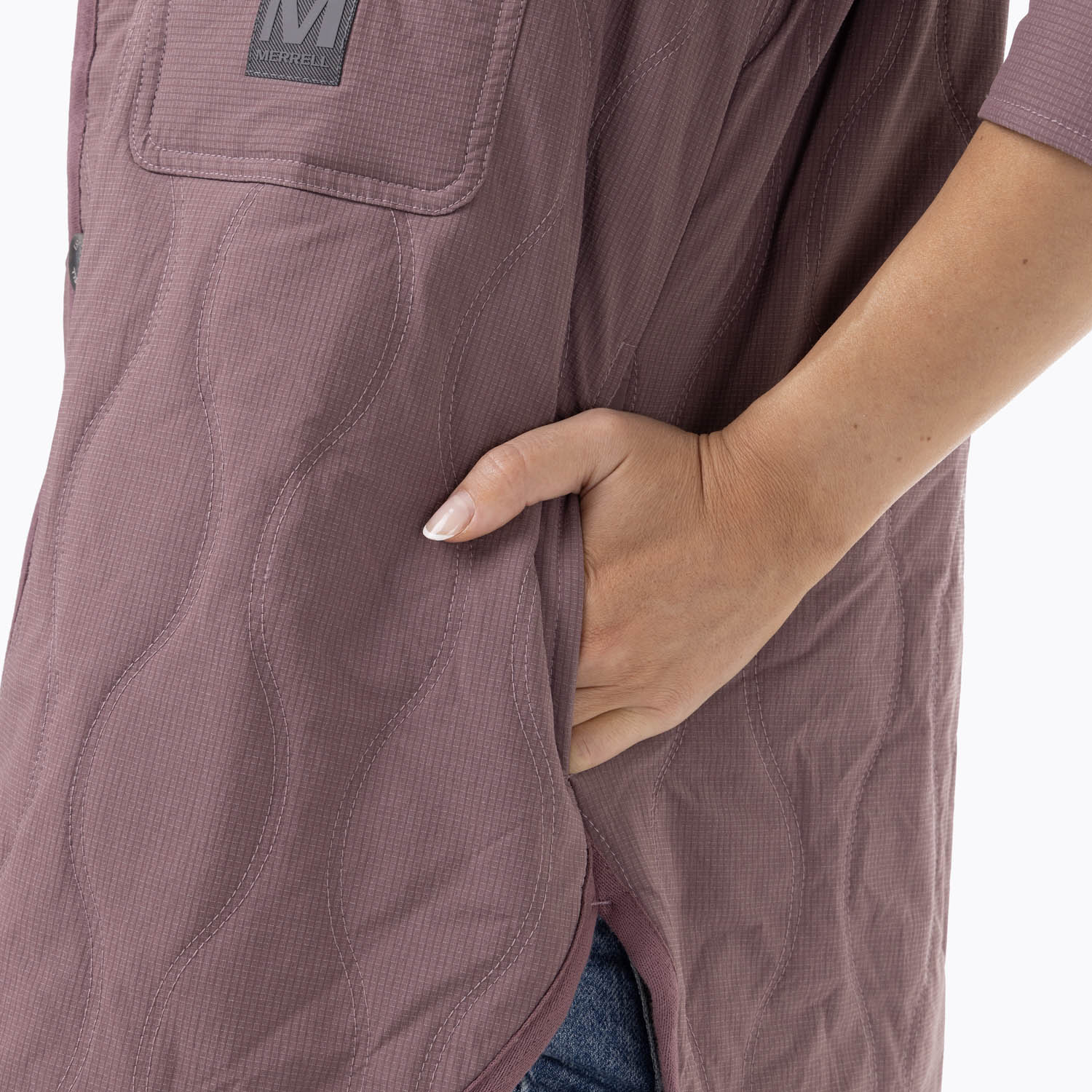 CHAQUETA MUJER FULL ZIPPER MORADO MERRELL - 9