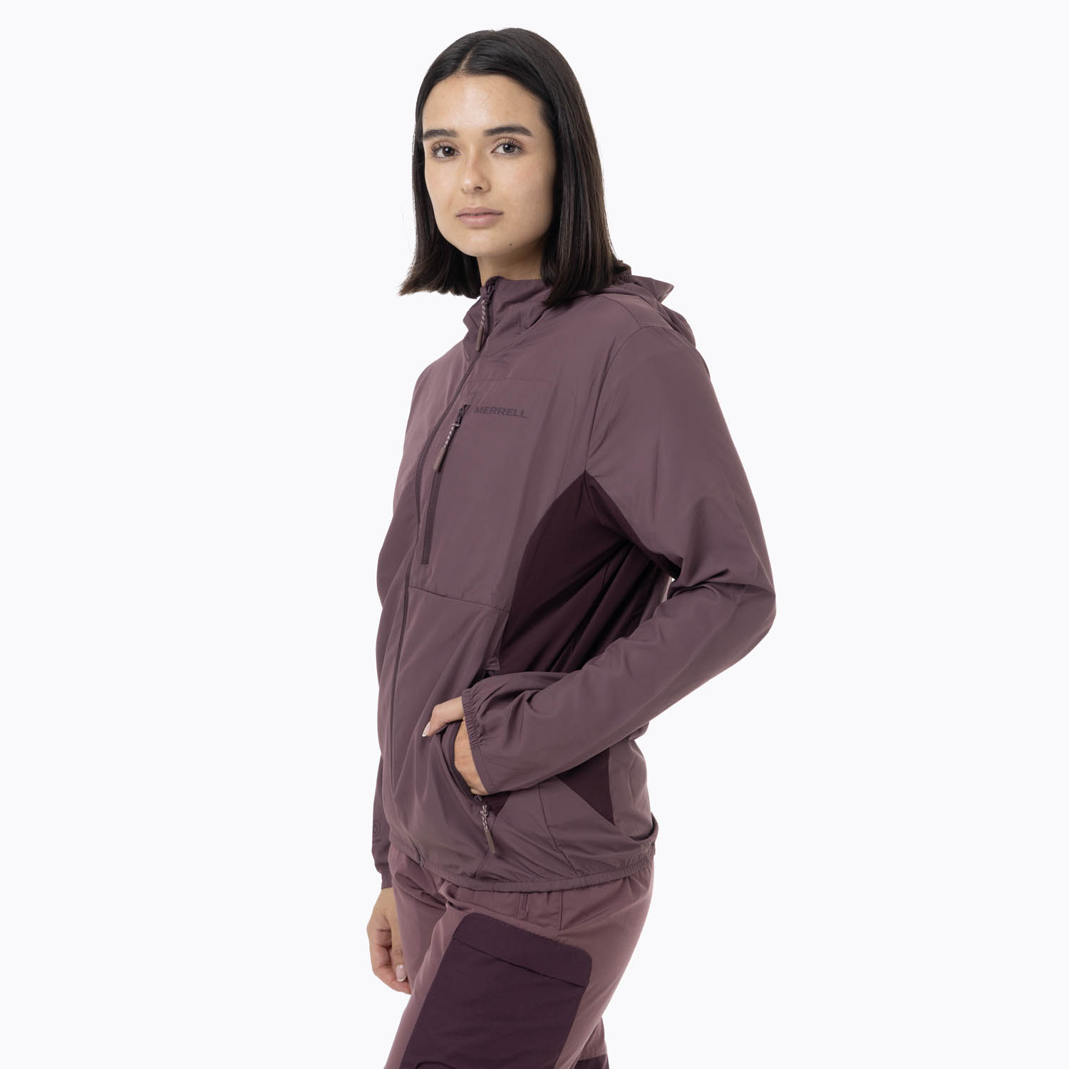 CORTAVIENTO MUJER TRAIL WIND MORADO MERRELL - 2