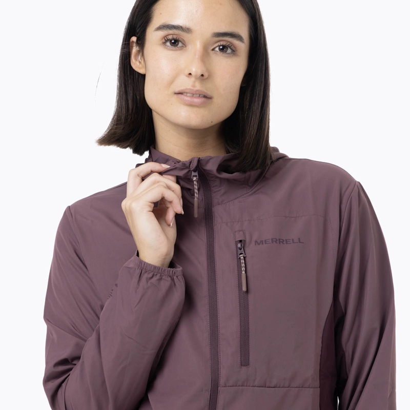 CORTAVIENTO MUJER TRAIL WIND MORADO MERRELL - 5