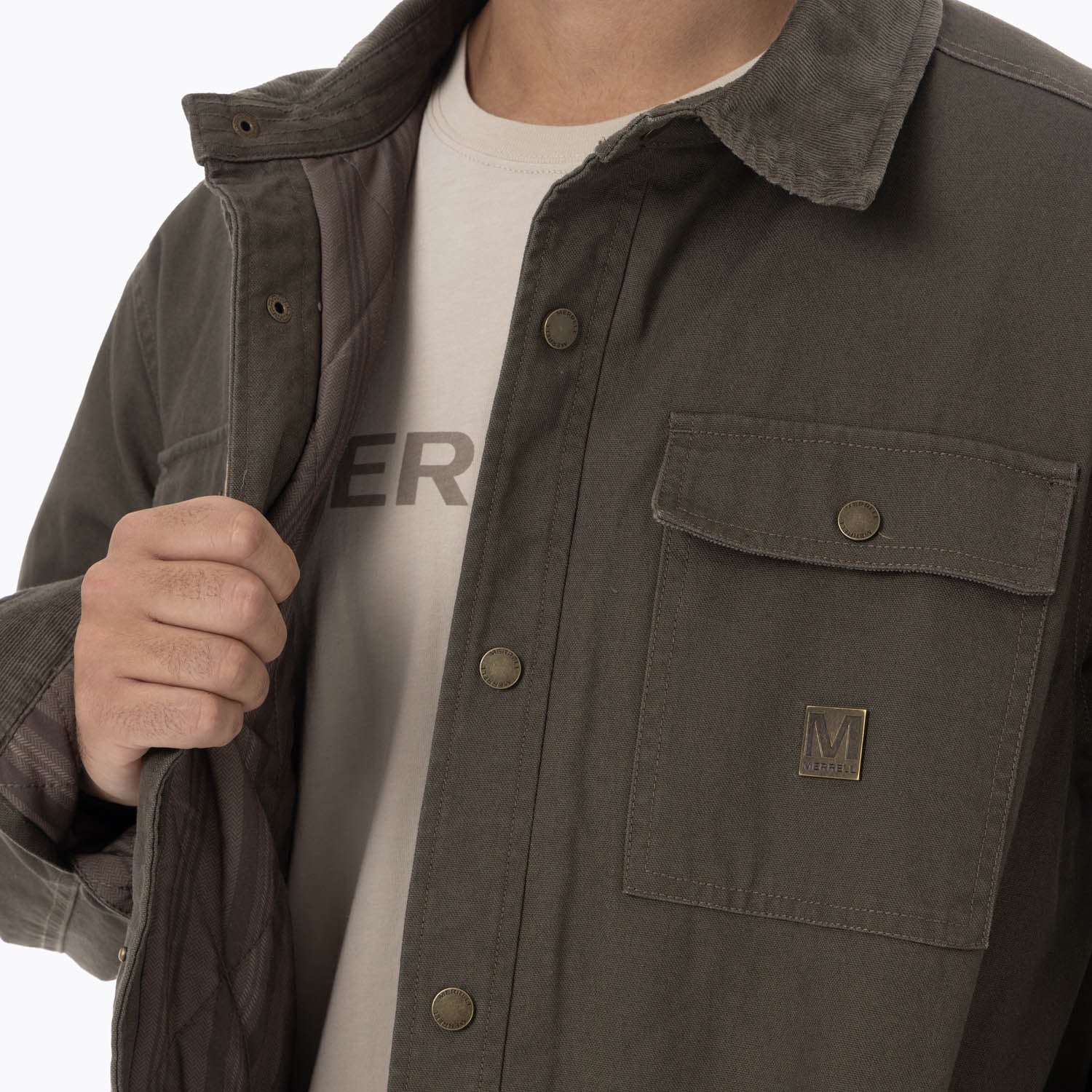 CHAQUETA HOMBRE CHARIS PADDED VERDE MERRELL - 5