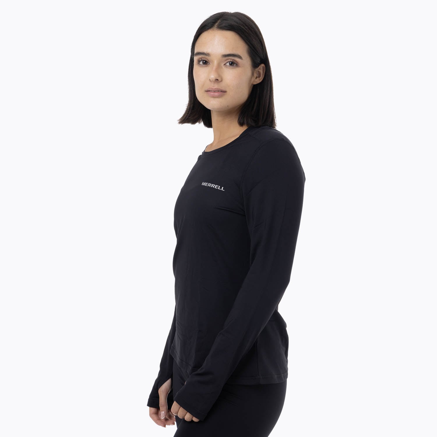 PRIMERA CAPA SUPERIOR MUJER FIRST LAYER NEGRO MERRELL - 2