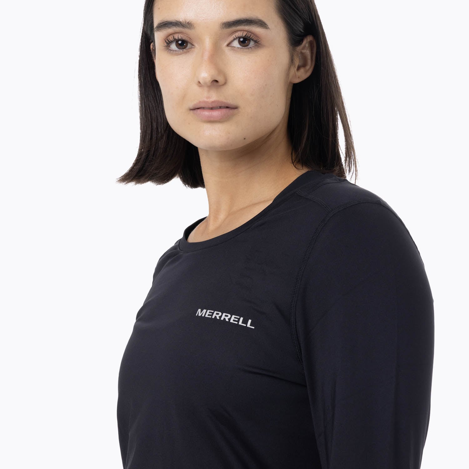 PRIMERA CAPA SUPERIOR MUJER FIRST LAYER NEGRO MERRELL - 5