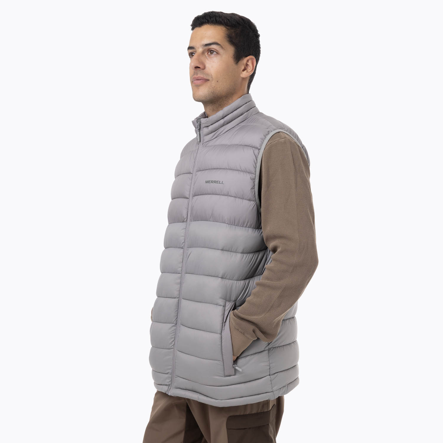 PARKA SIN MANGAS HOMBRE HAZEIS GRIS MERRELL - 2