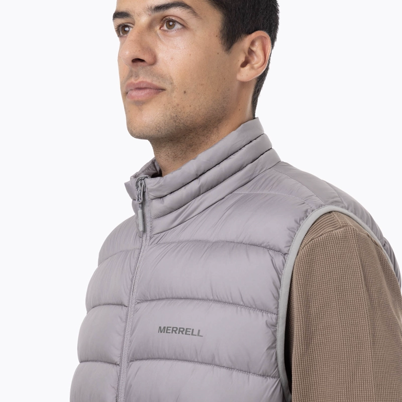 PARKA SIN MANGAS HOMBRE HAZEIS GRIS MERRELL - 5