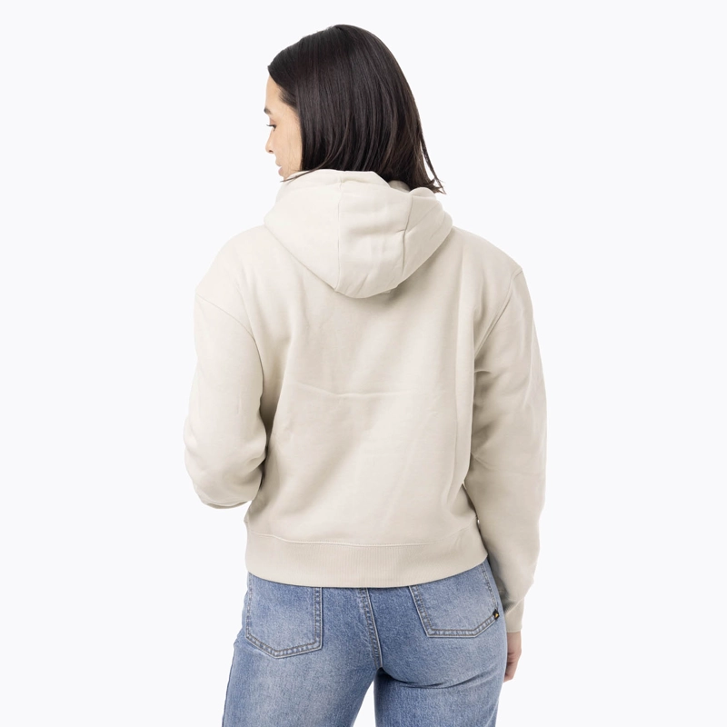 POLERON MUJER LOGO HOODIE BEIGE MERRELL - 4