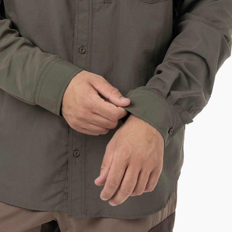 CAMISA MANGA LARGA HOMBRE KUSKOV VERDE MERRELL - 7