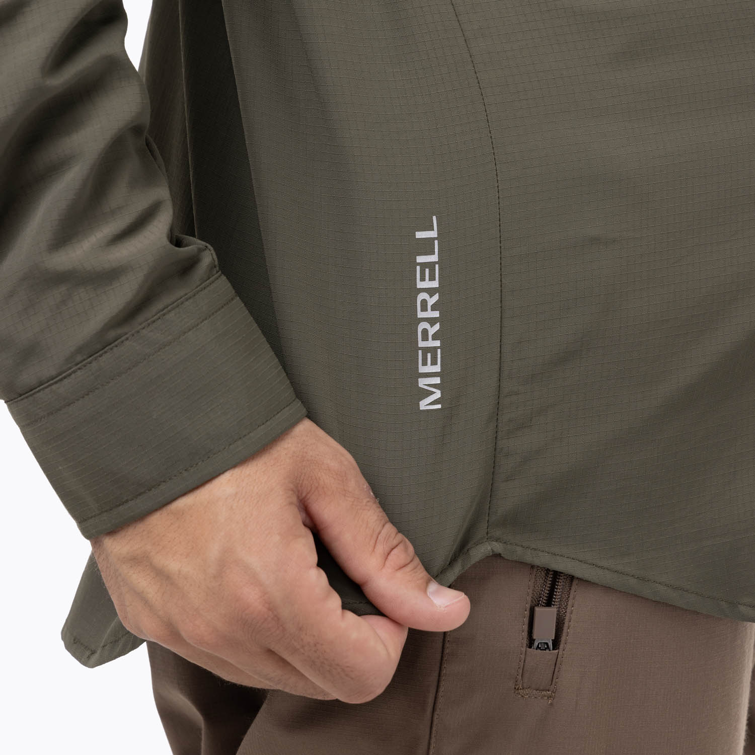 CAMISA MANGA LARGA HOMBRE KUSKOV VERDE MERRELL - 8