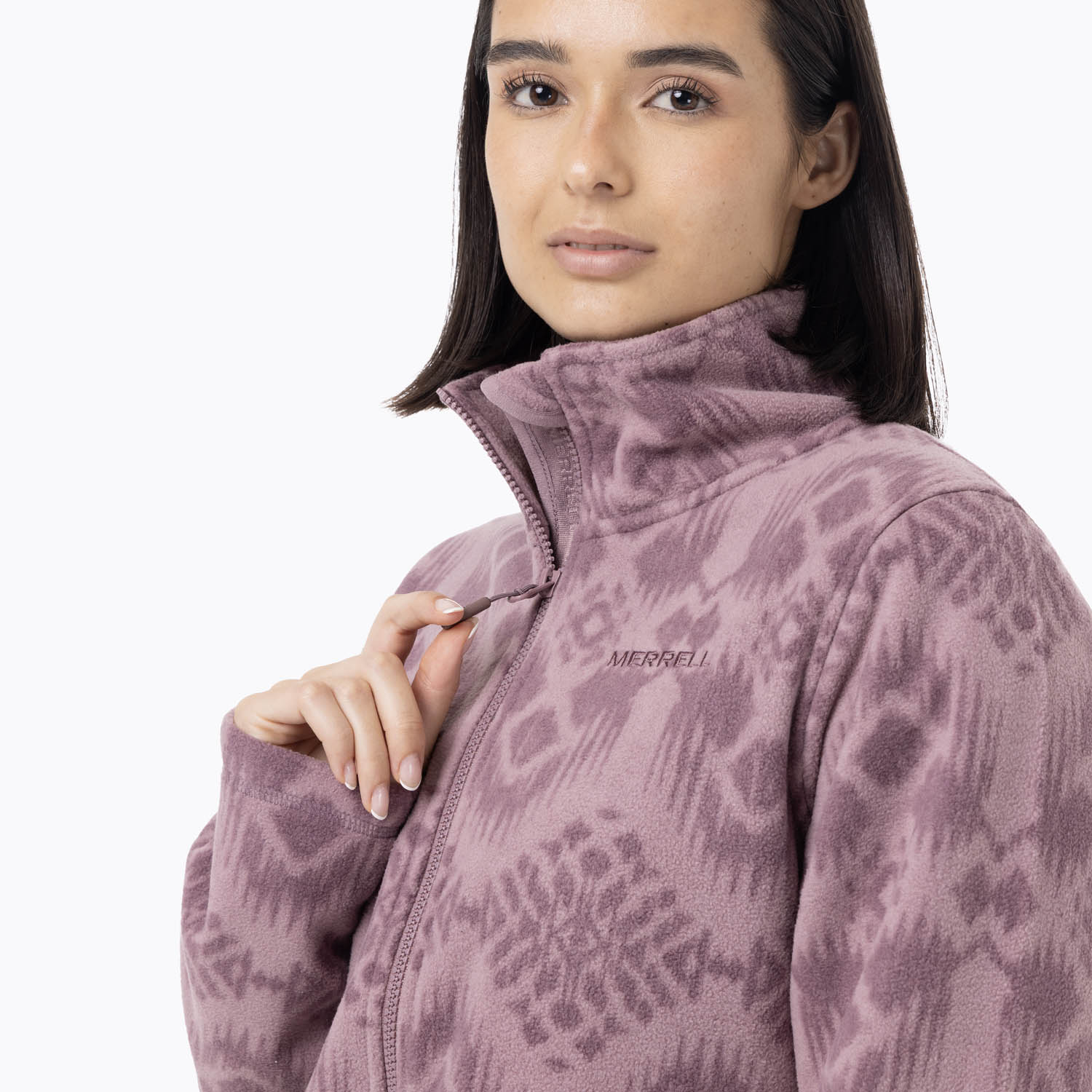 POLAR MUJER ALPA MICROFLEECE MORADO MERRELL - 7