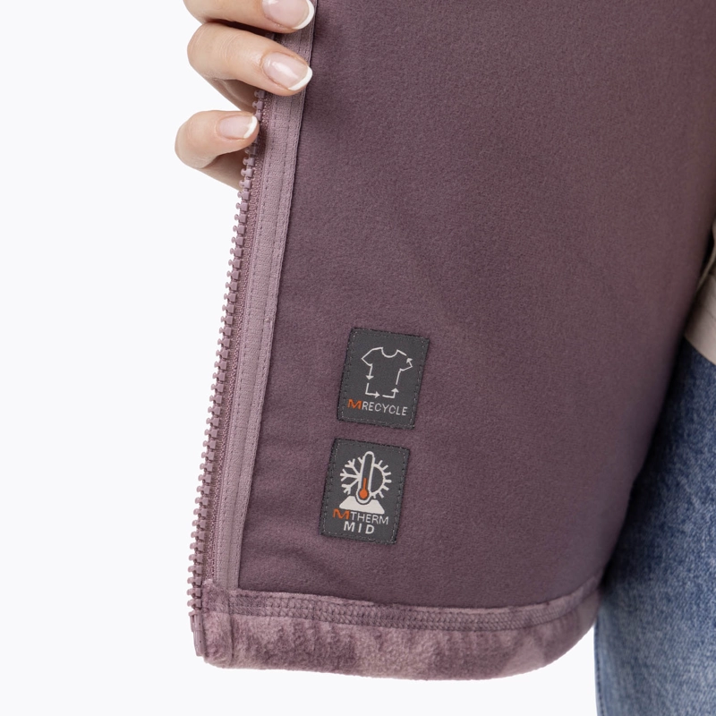 POLAR MUJER ALPA MICROFLEECE MORADO MERRELL - 9