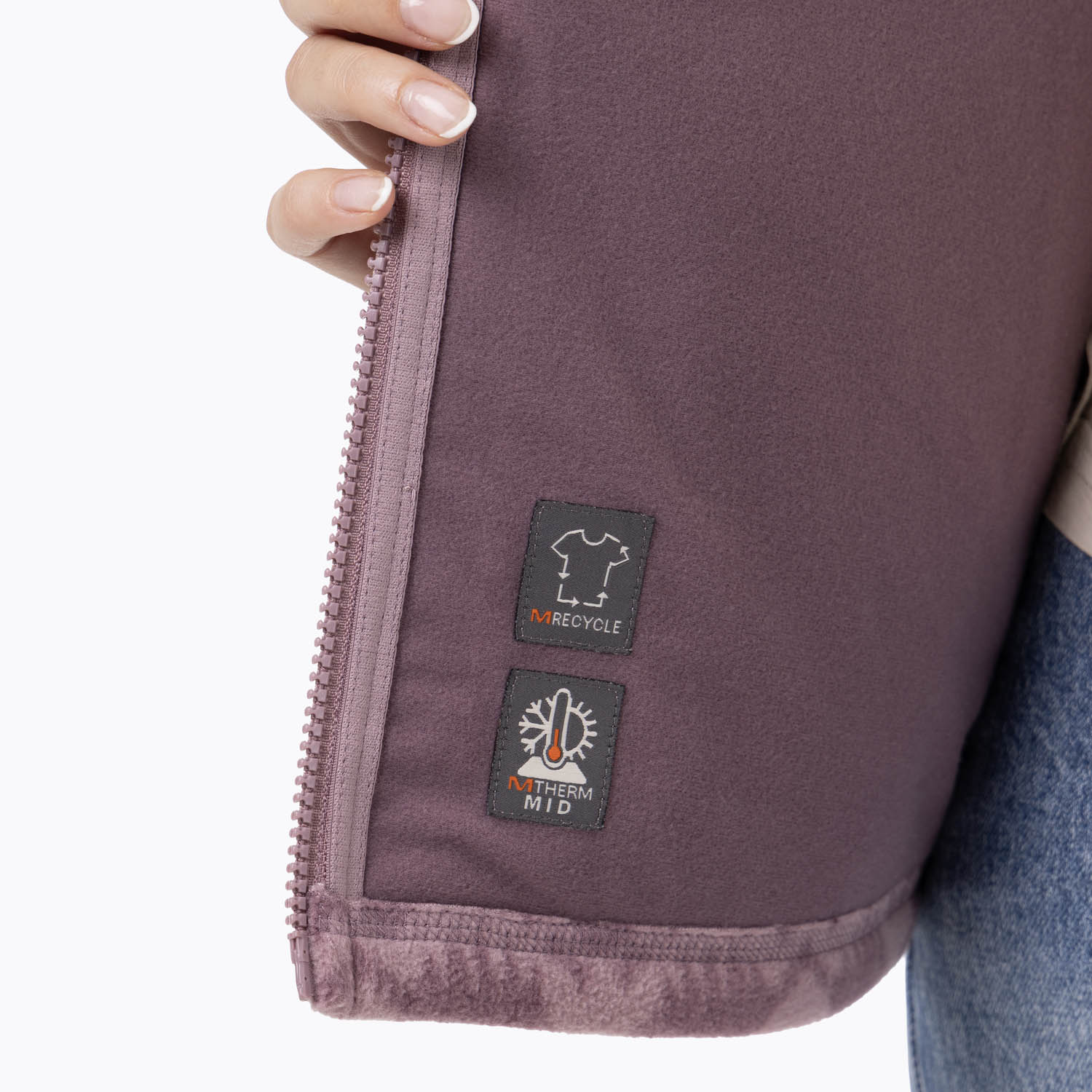 POLAR MUJER ALPA MICROFLEECE MORADO MERRELL - 9