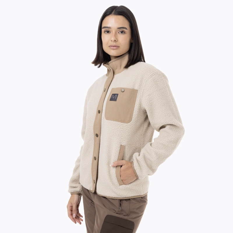 POLAR MUJER SHERPA BEIGE MERRELL - 2