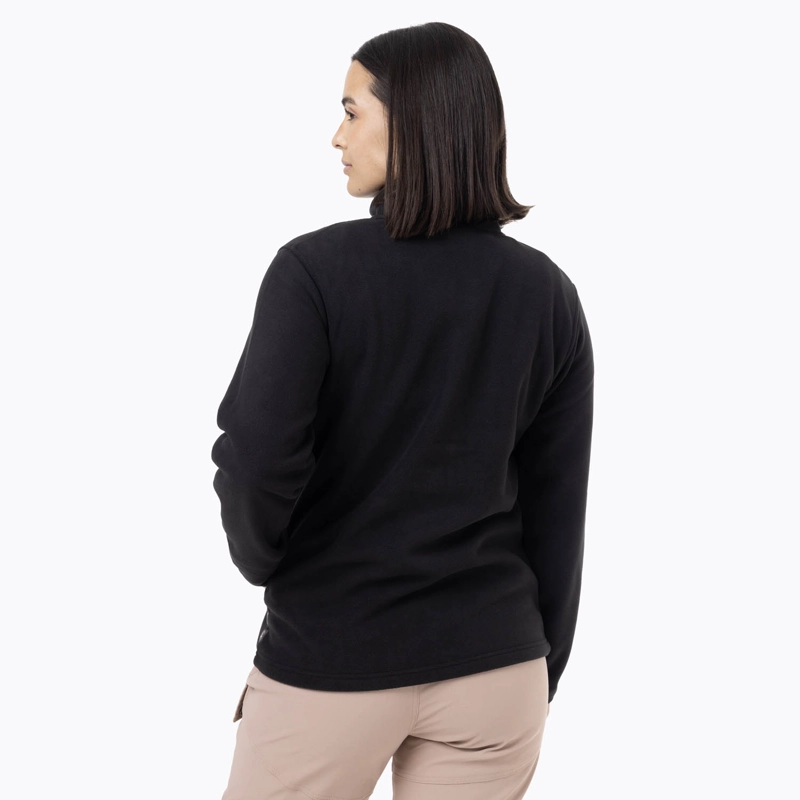 POLAR MUJER DECHES SNAP MICROFLEECE  NEGRO MERRELL - 4