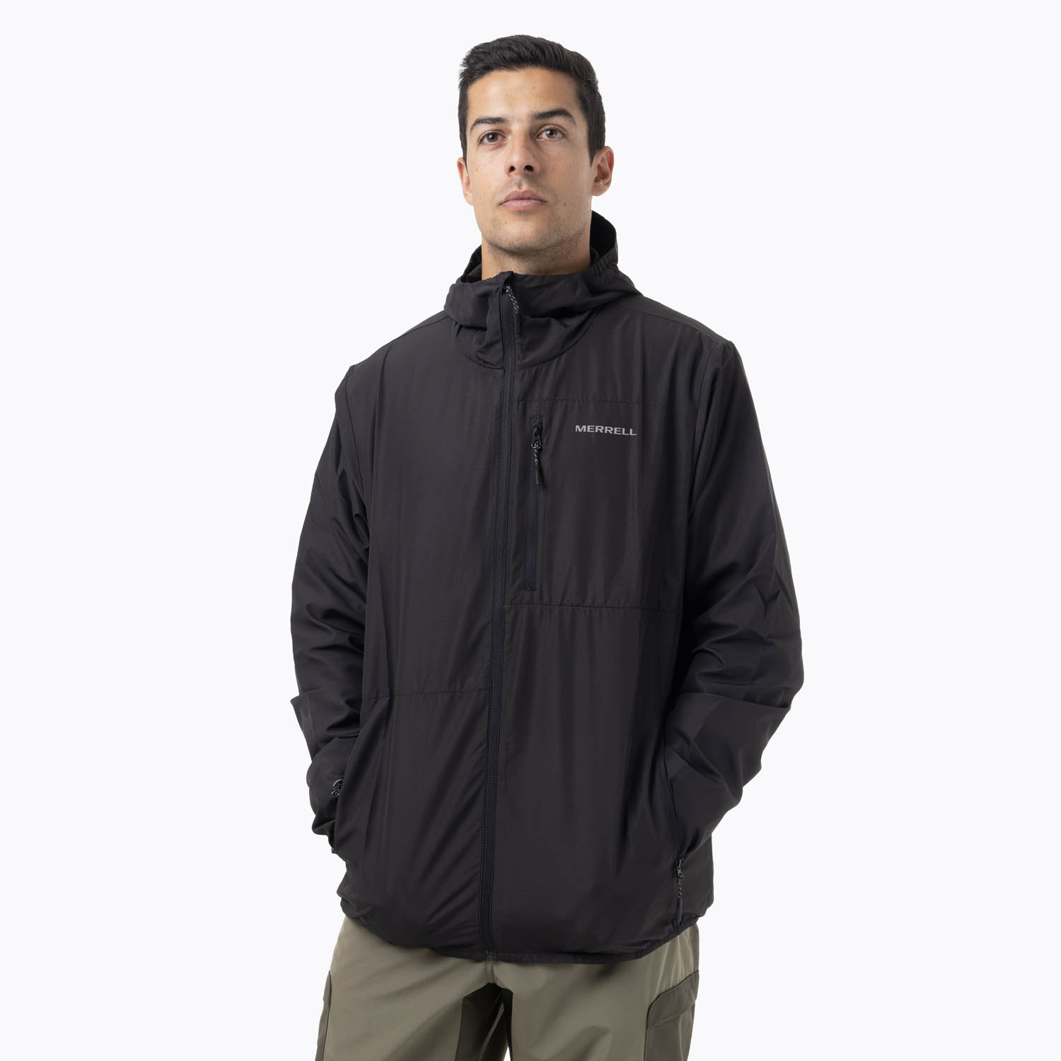 CORTAVIENTO HOMBRE THARAIS TRAIL WIND NEGRO MERRELL - 1