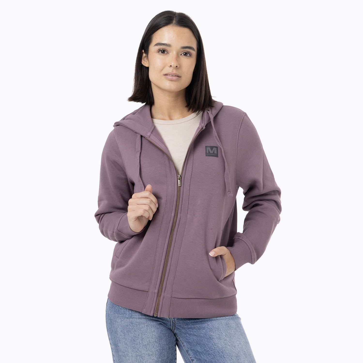 MERRELL POLERON MUJER FZ HOODIE MORADO MERRELL
