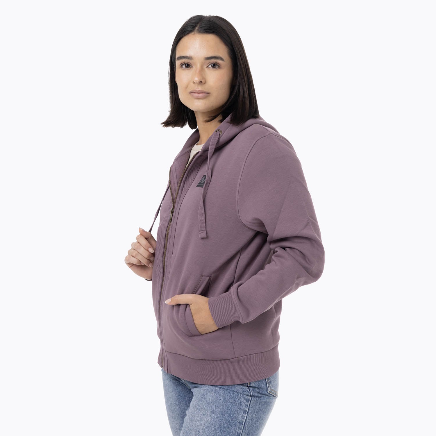 POLERON MUJER FZ HOODIE MORADO MERRELL - 2