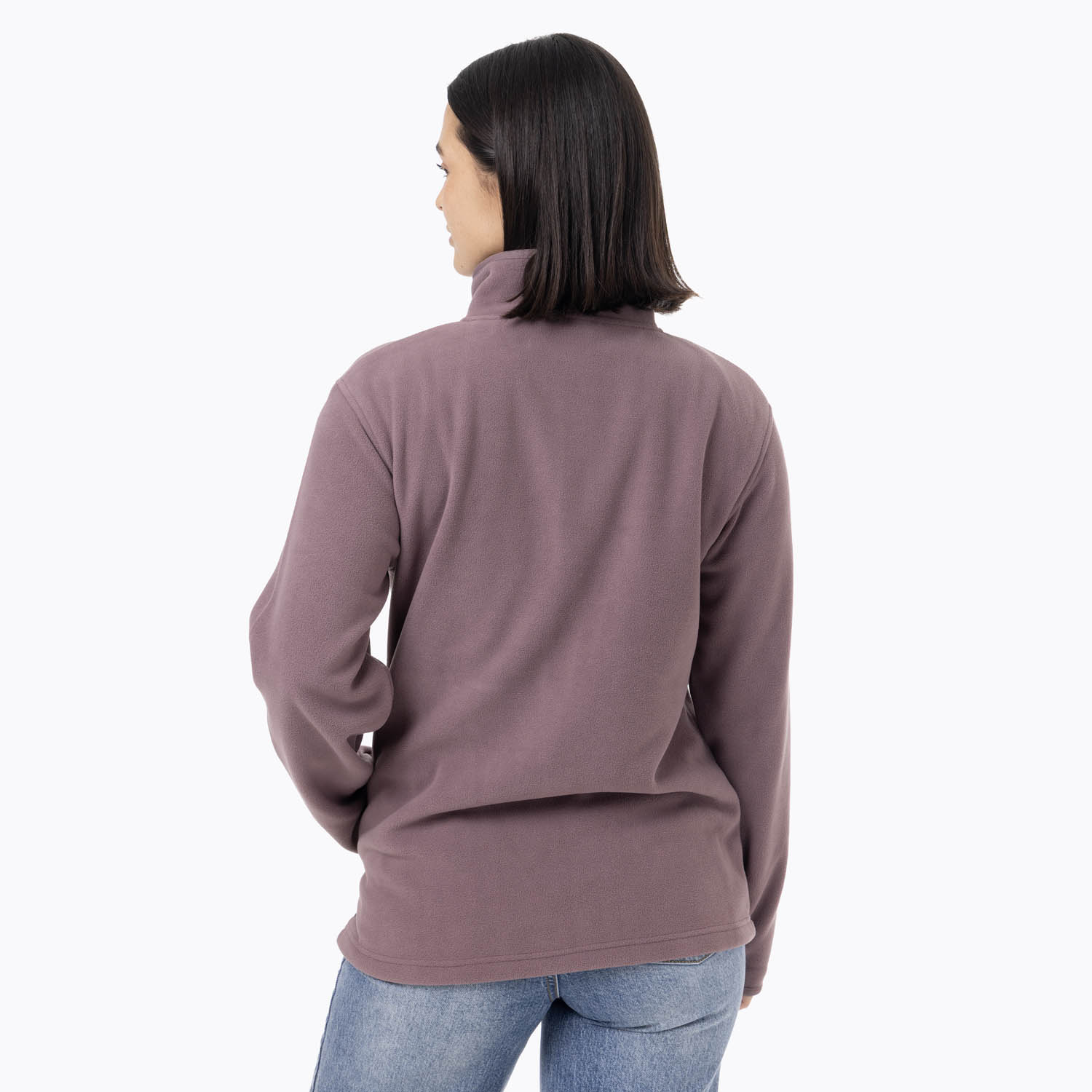 POLAR MUJER DECHES SNAP MICROFLEECE  MORADO MERRELL - 4