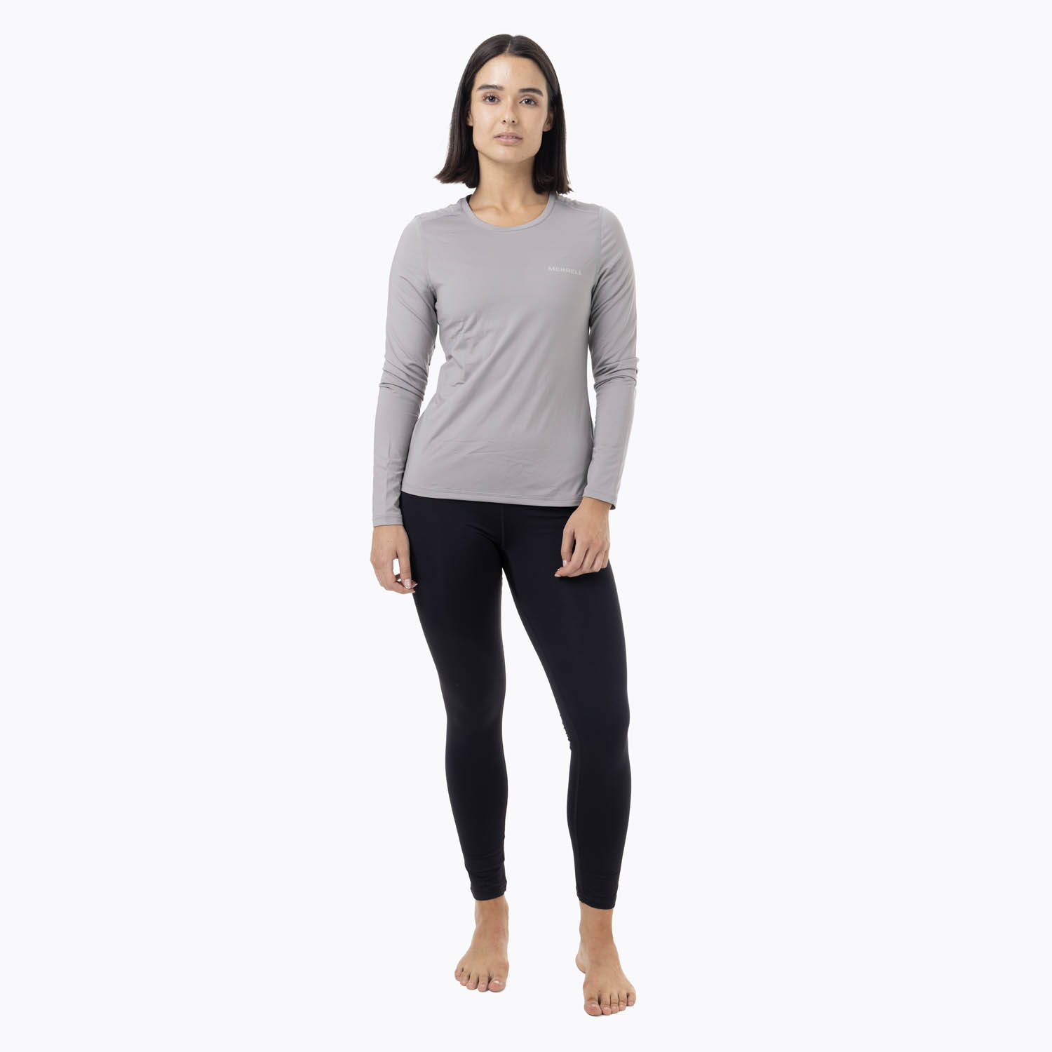 PRIMERA CAPA SUPERIOR MUJER FIRST LAYER GRIS MERRELL - 7
