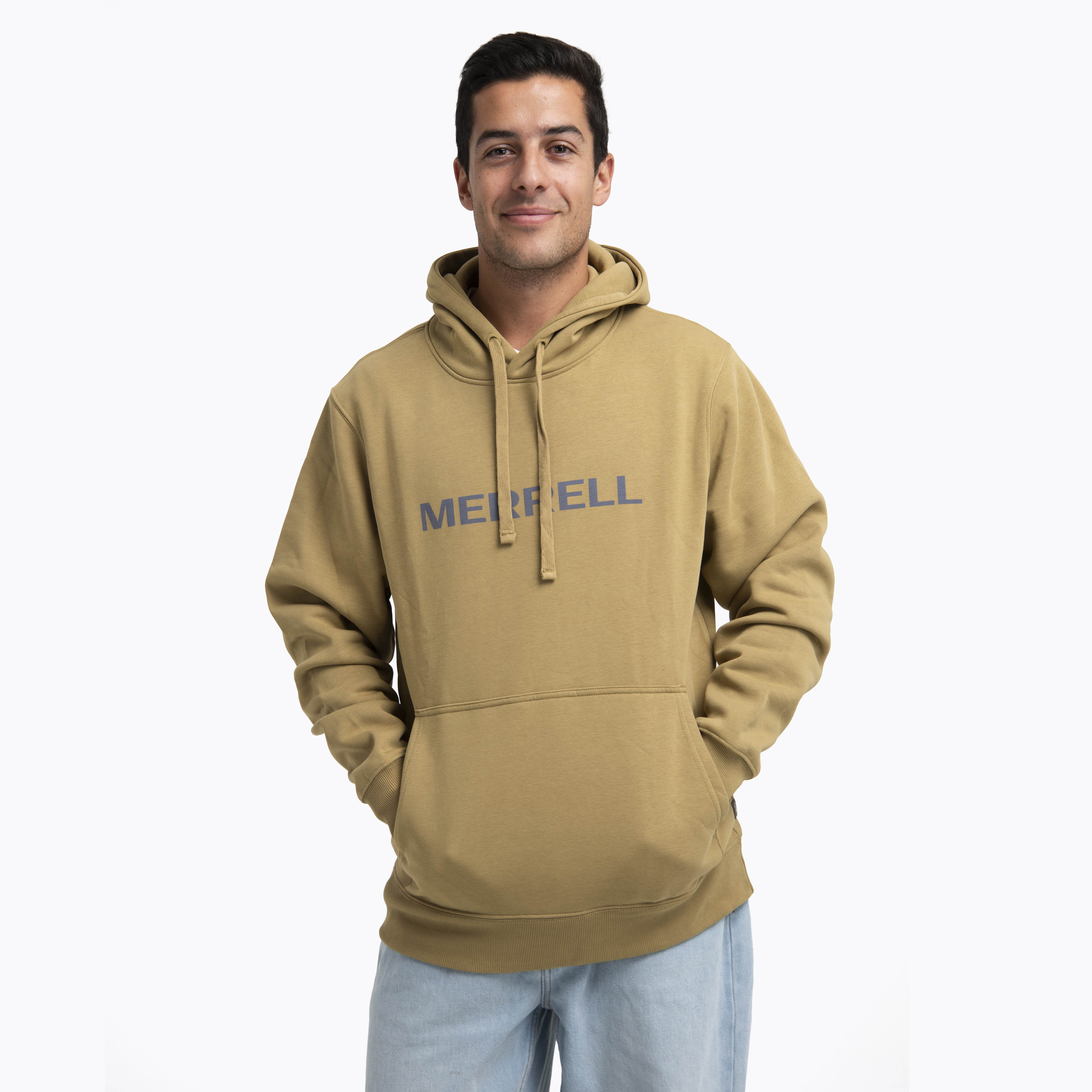 MERRELL POLERON HOMBRE LOGO HOODIE MOSTAZA MERRELL
