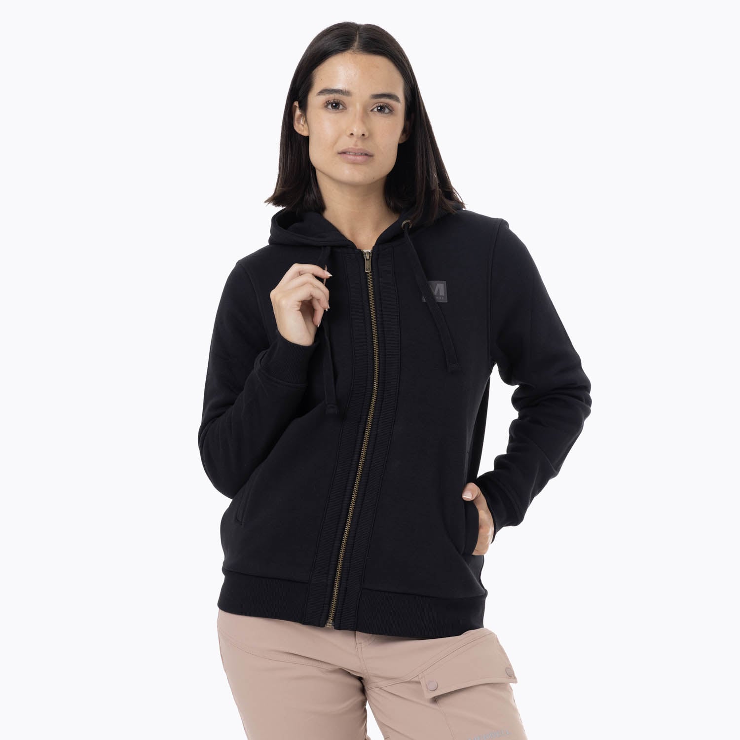 MERRELL POLERON MUJER FZ HOODIE NEGRO MERRELL
