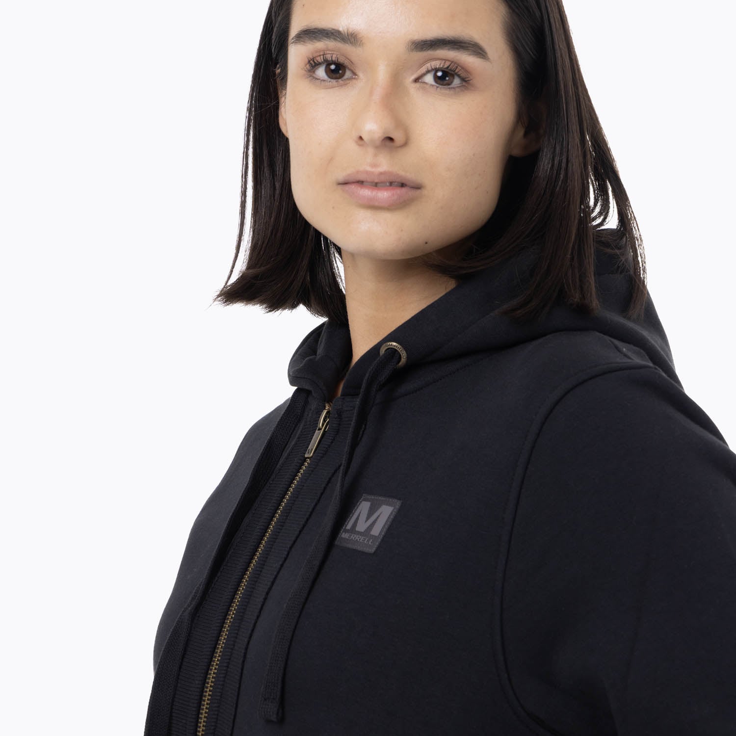 POLERON MUJER FZ HOODIE NEGRO MERRELL - 6
