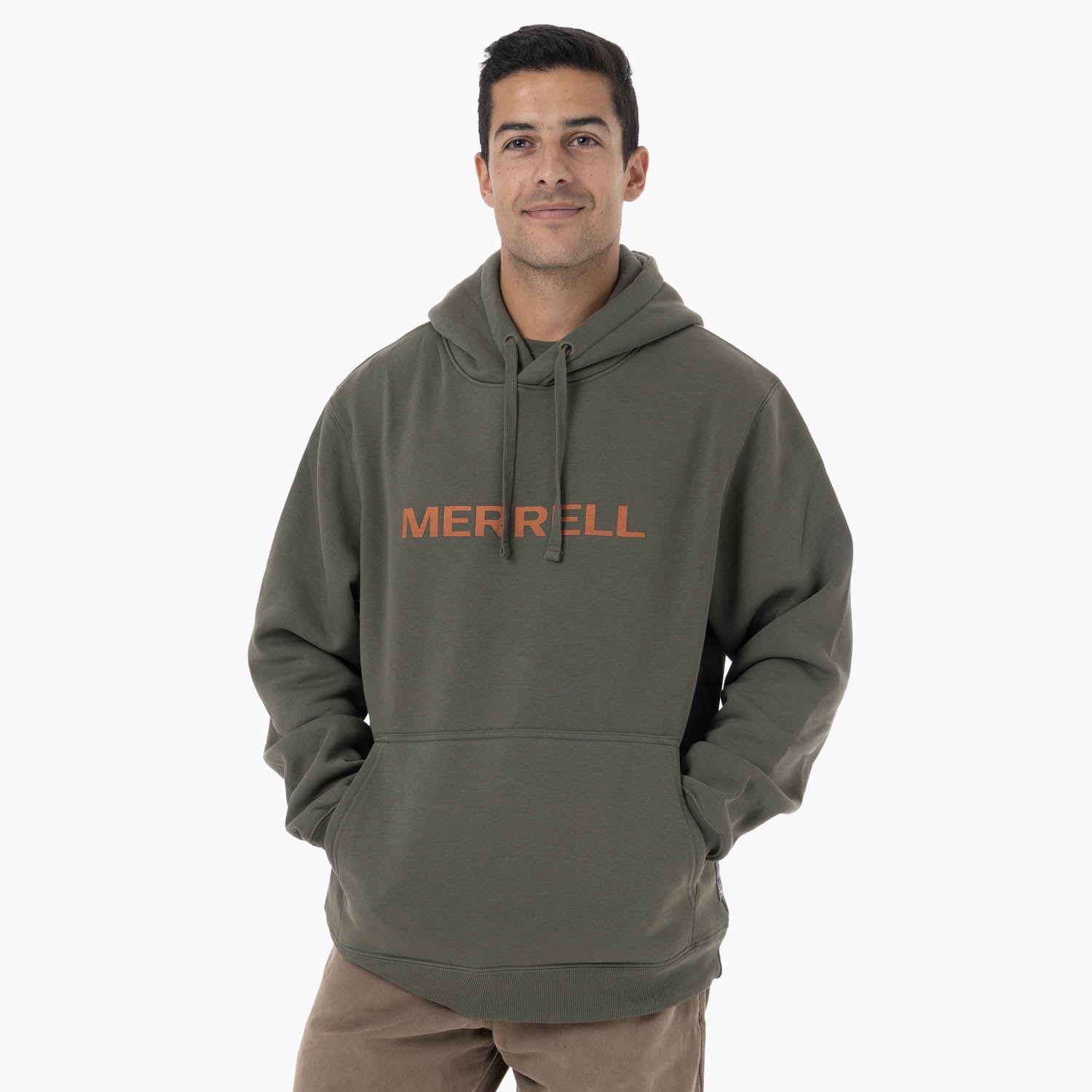 MERRELL POLERON HOMBRE LOGO HOODIE VERDE MERRELL