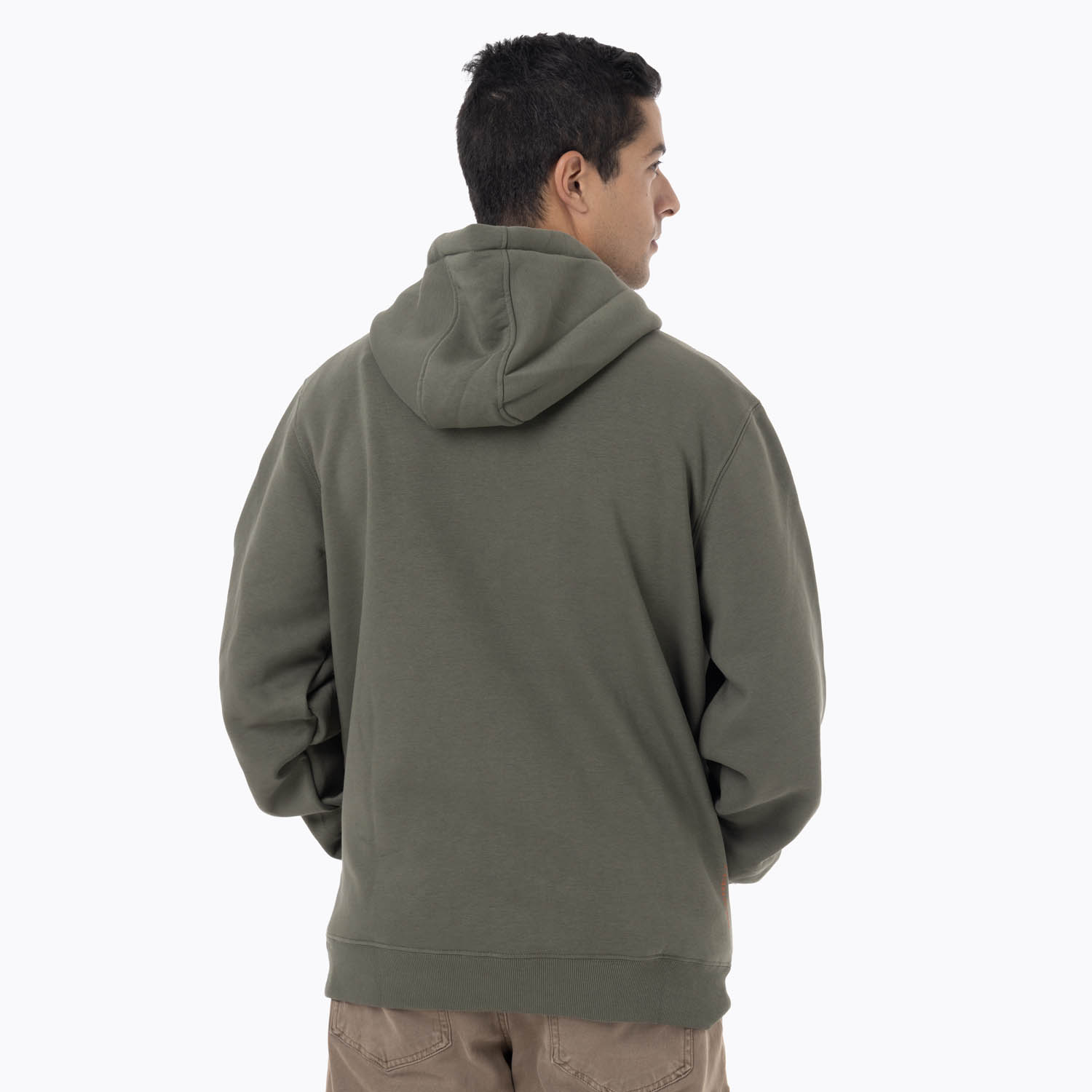 POLERON HOMBRE LOGO HOODIE VERDE MERRELL - 4