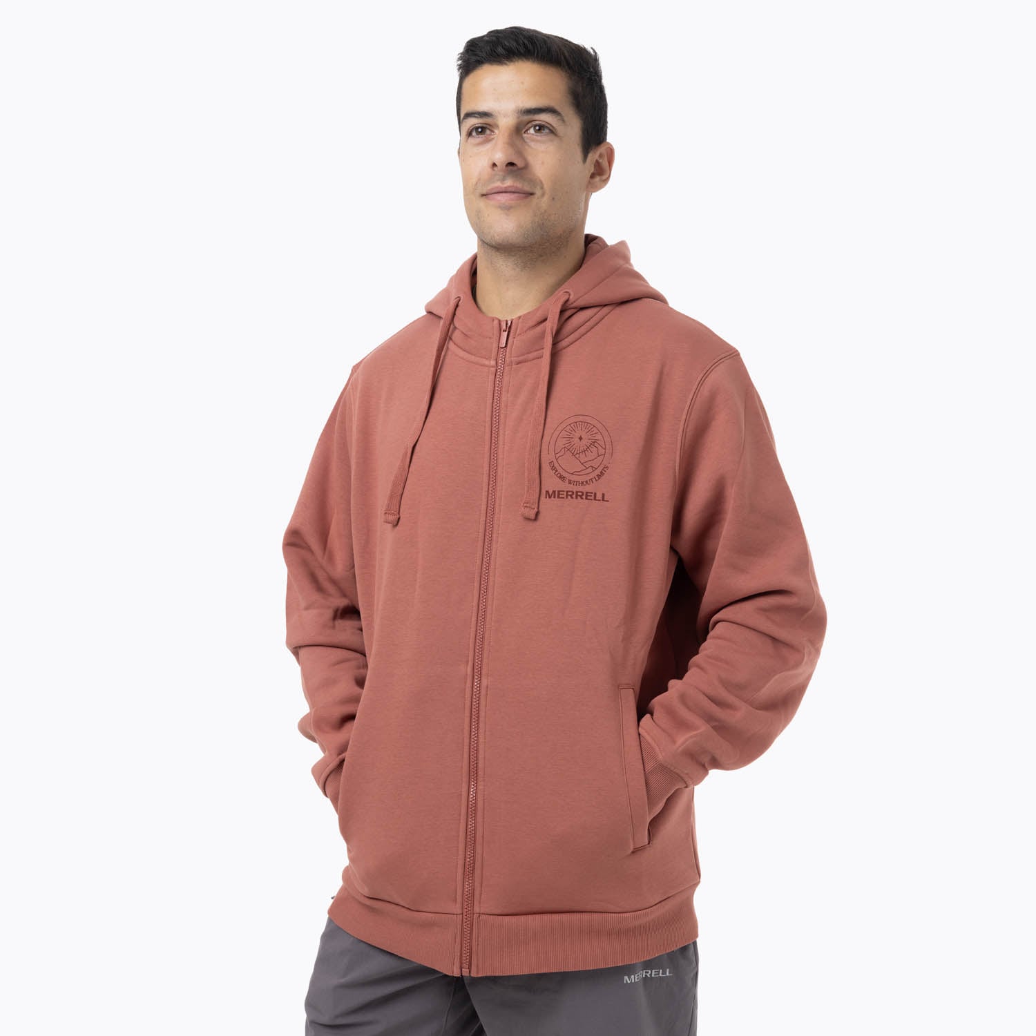 POLERON HOMBRE LEXYOS ROJO MERRELL - 1