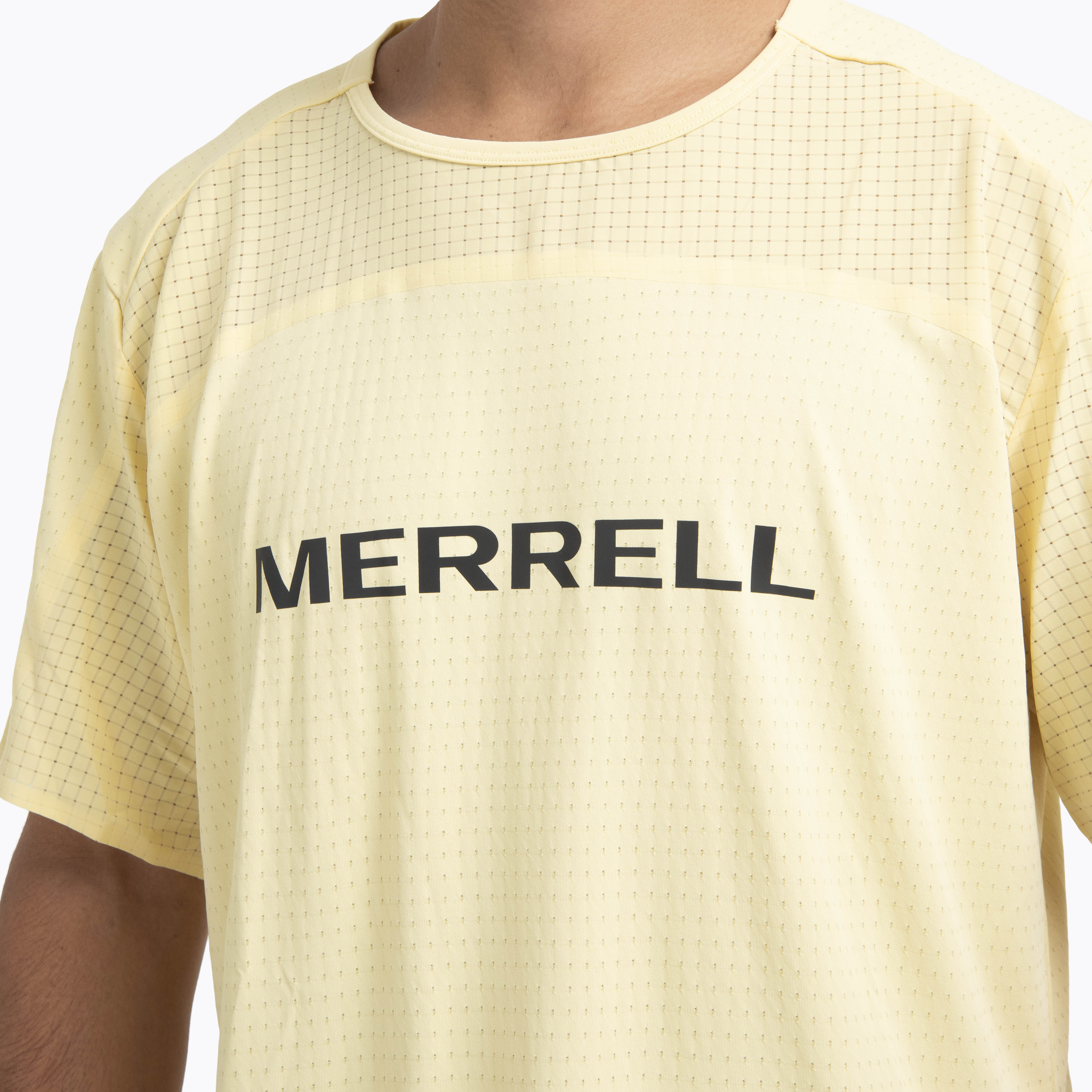 POLERA MANGA CORTA HOMBRE SWIFT TRAIL AMARILLO MERRELL - 6