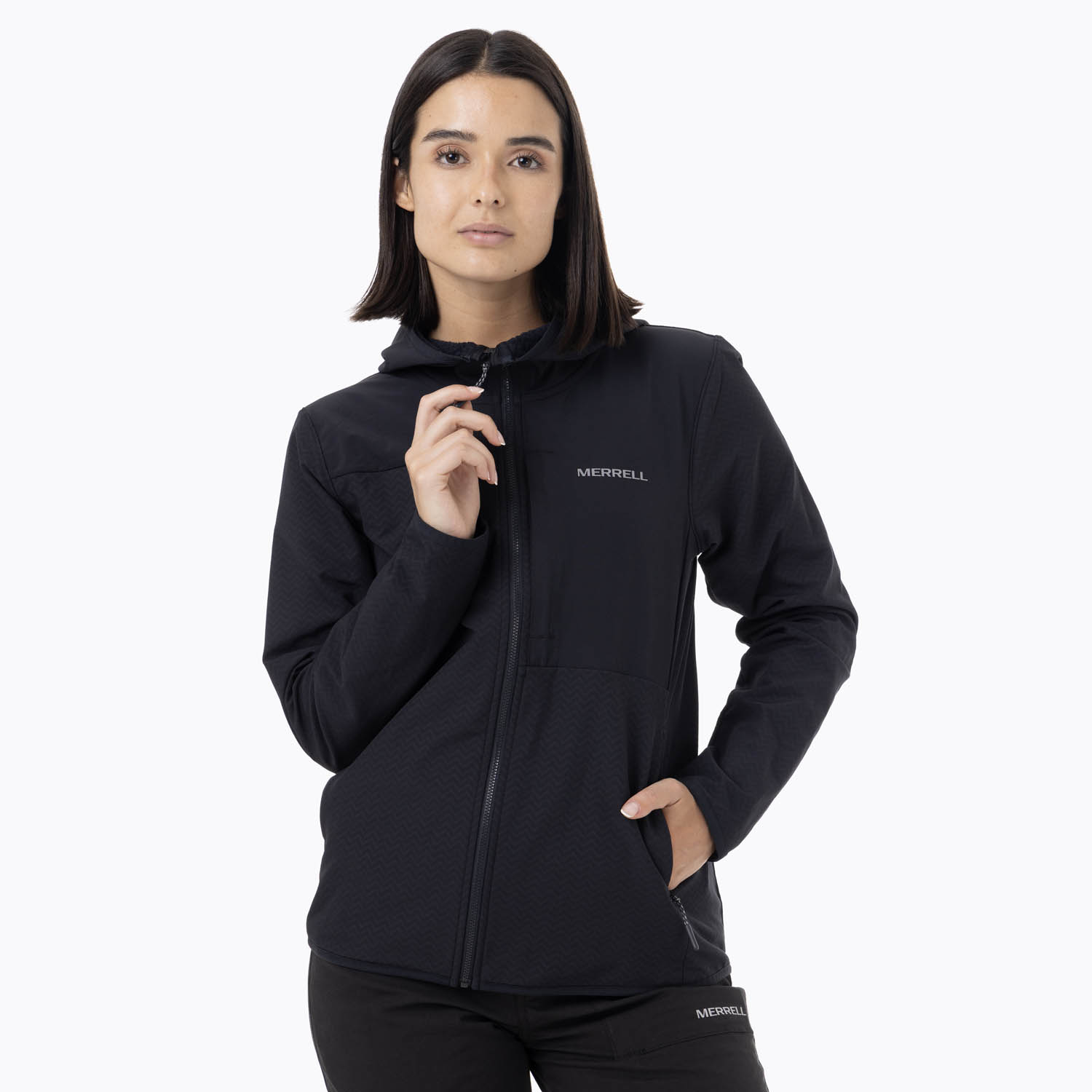 MERRELL POLERON MUJER MEZEIS SOFTSHELL NEGRO MERRELL