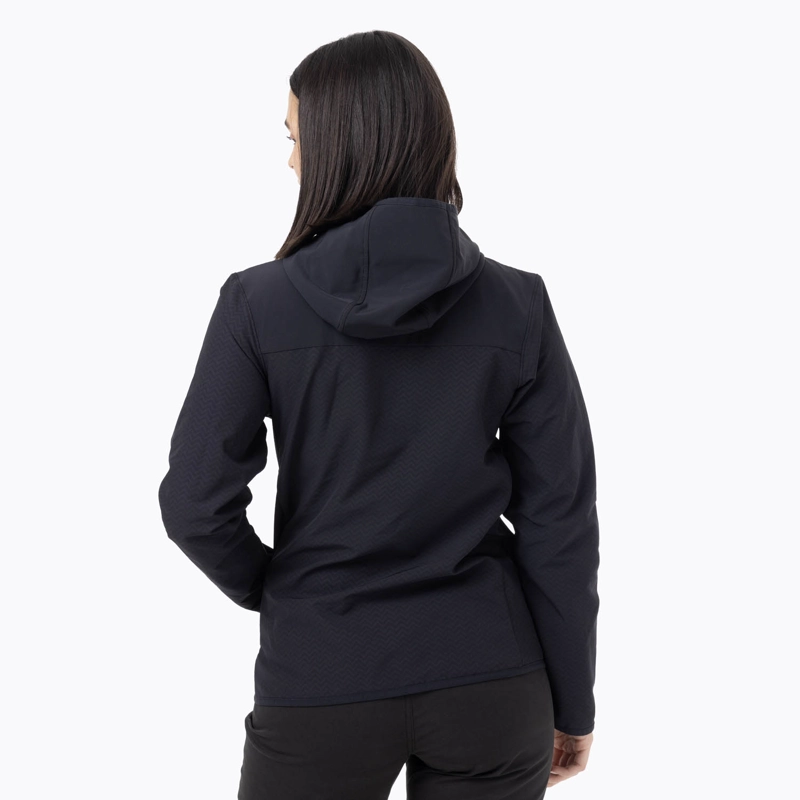 POLERON MUJER MEZEIS SOFTSHELL NEGRO MERRELL - 5