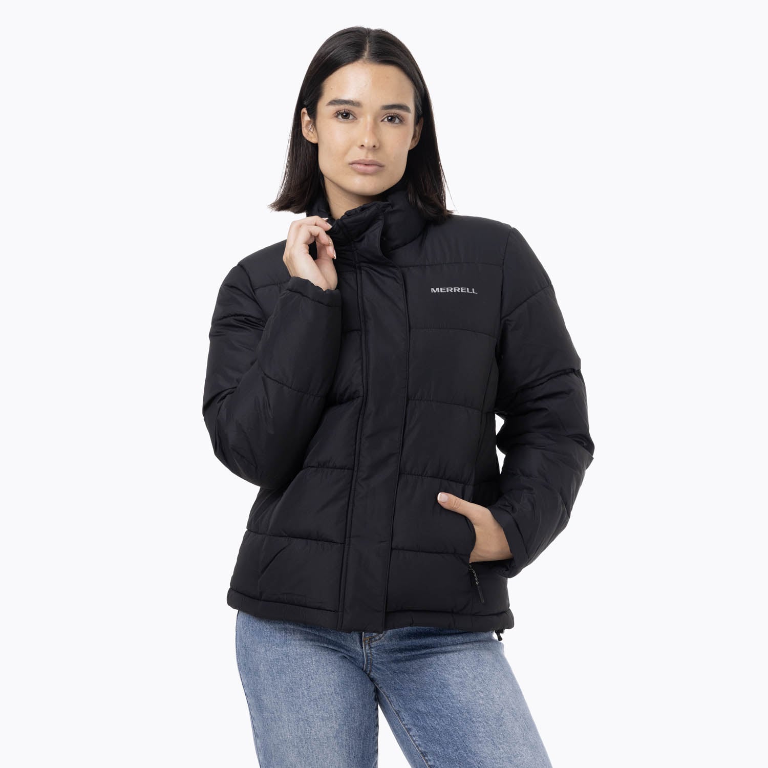 MERRELL PARKA MUJER PUFFA NEGRO MERRELL