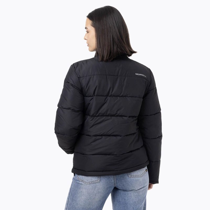 PARKA MUJER PUFFA NEGRO MERRELL - 4