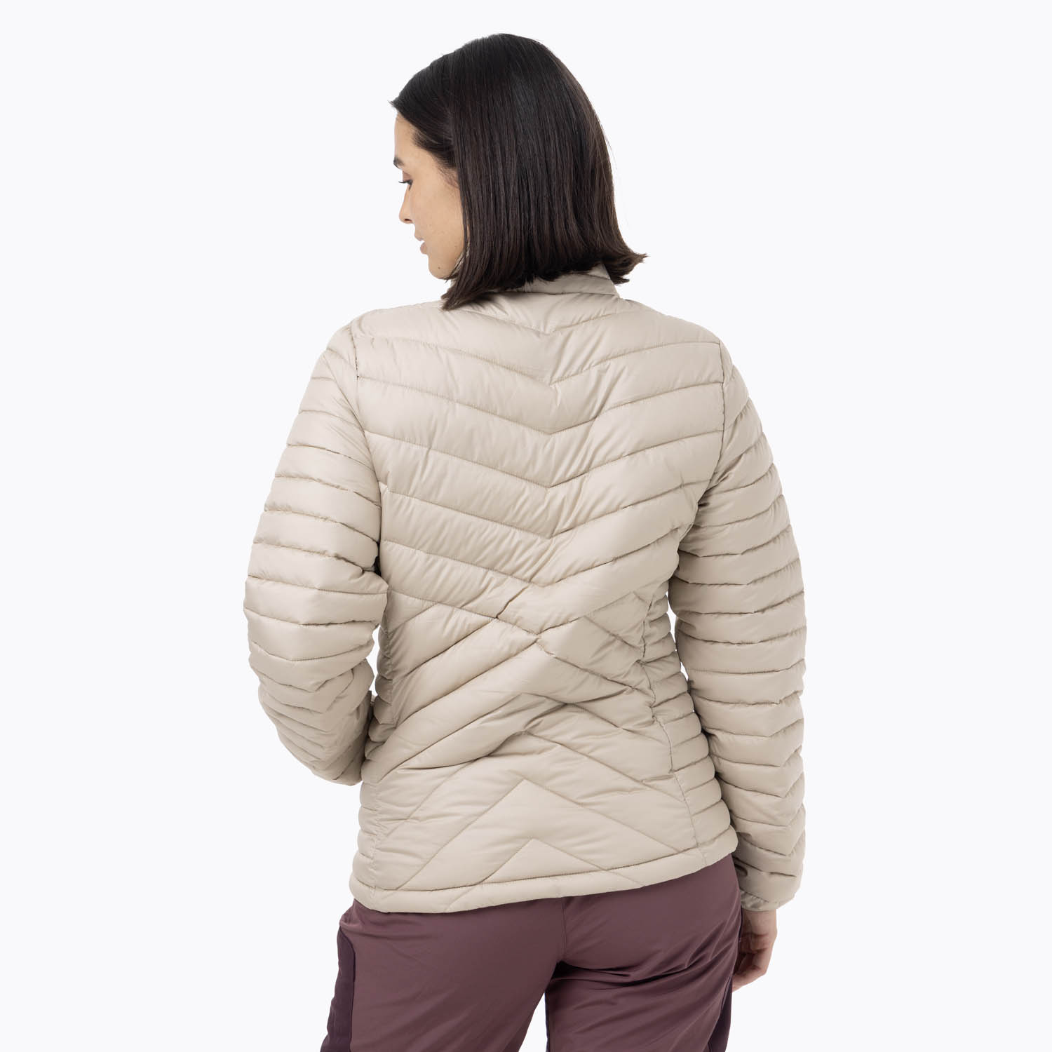 PARKA MUJER FULL ZIPPER BEIGE MERRELL - 5