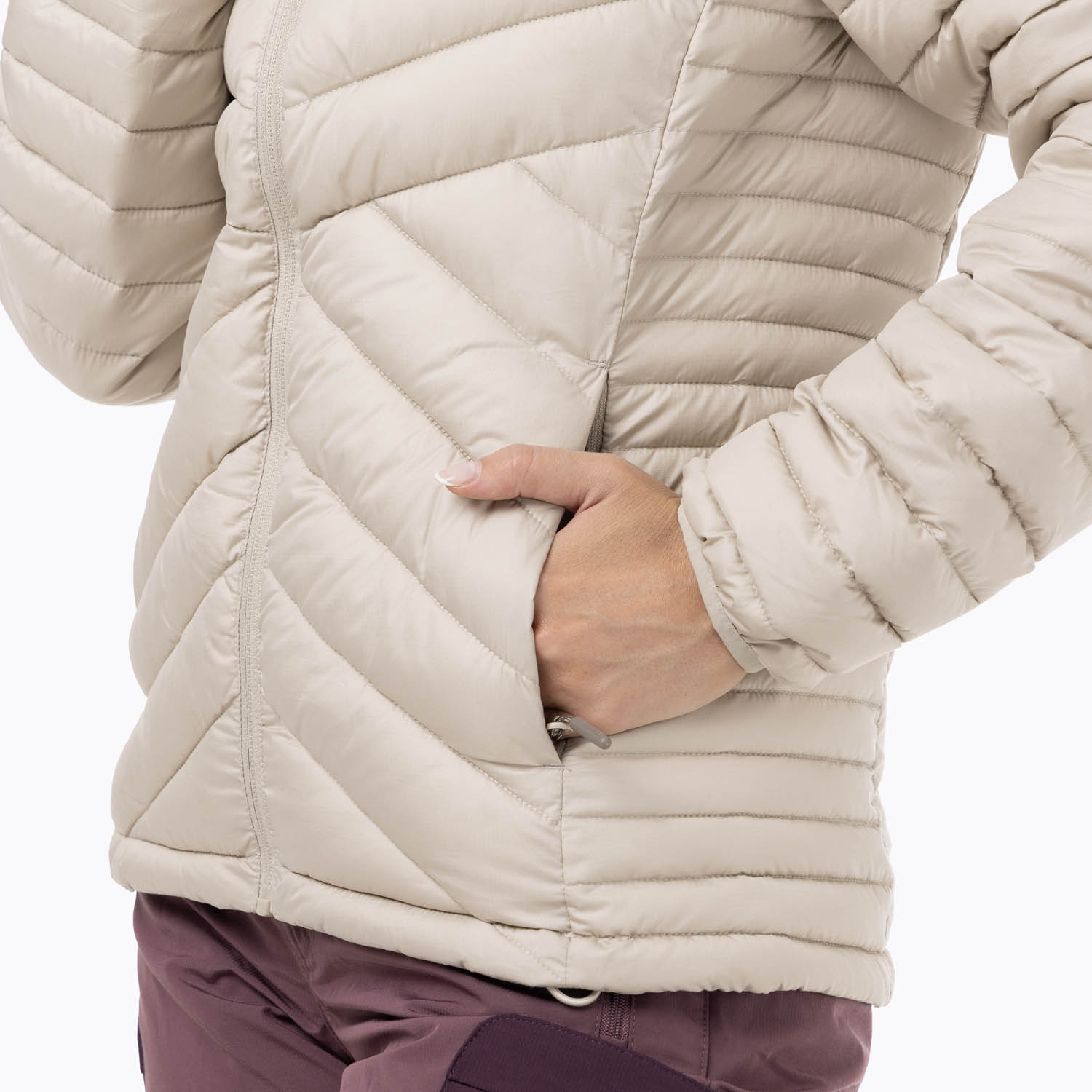 PARKA MUJER FULL ZIPPER BEIGE MERRELL - 8