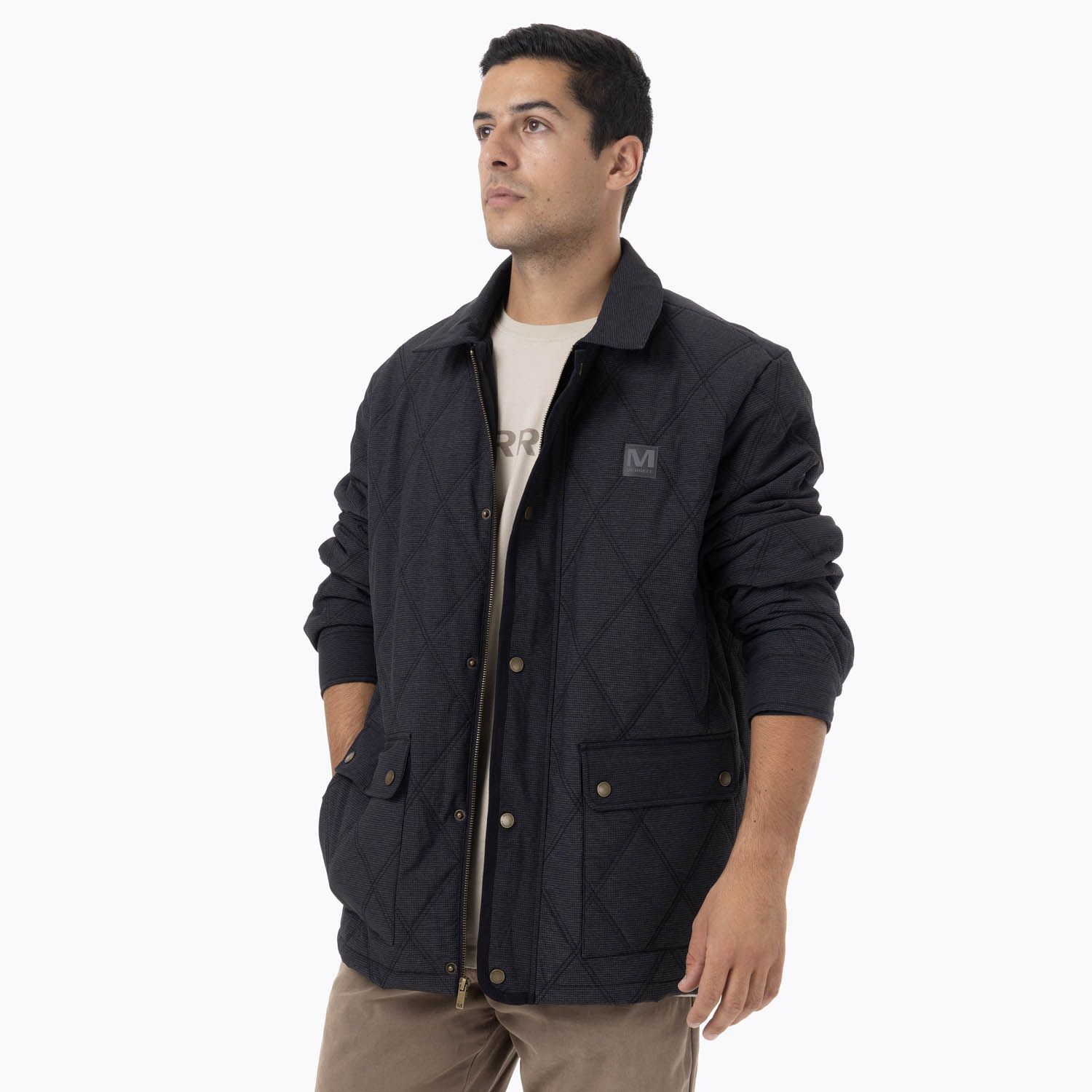 CHAQUETA HOMBRE HALEES FULL ZIPPER NEGRO MERRELL - 2
