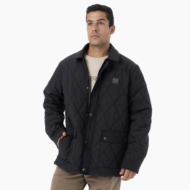 CHAQUETA HOMBRE HALEES FULL ZIPPER NEGRO MERRELL - 5