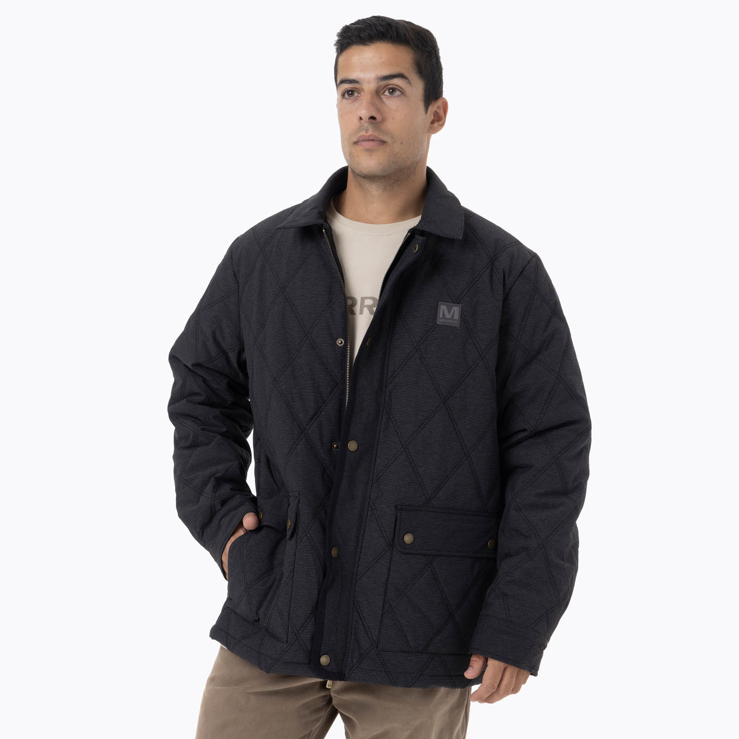CHAQUETA HOMBRE HALEES FULL ZIPPER NEGRO MERRELL - 5